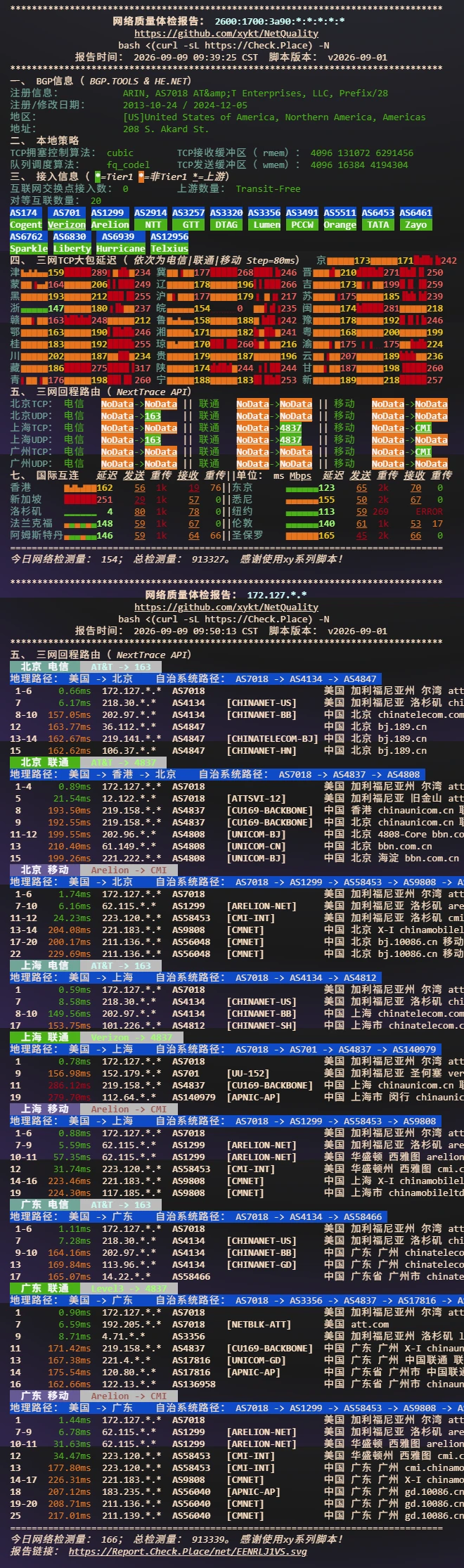 干杯Cloud 综合网络与质检概览