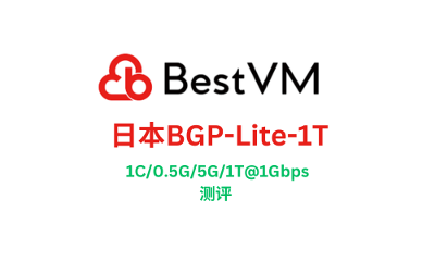 BestVM 日本BGP-Lite-1T-1C/0.5G/5G/1T@1Gbps 月￥19测评