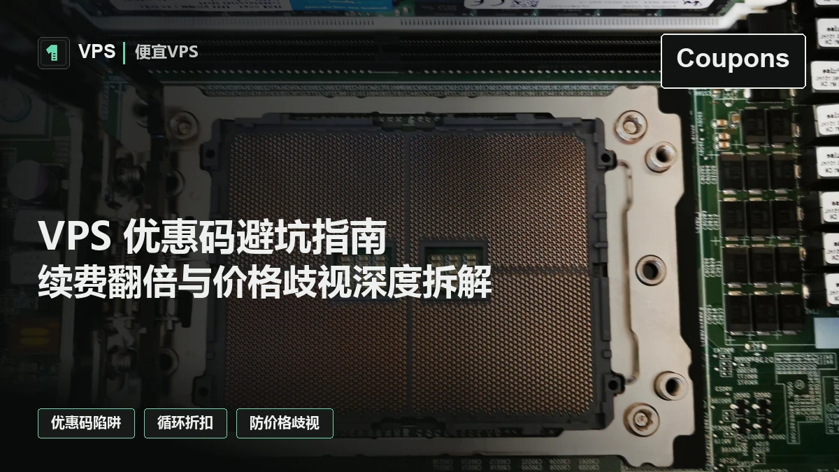 VPS 优惠码陷阱与价格歧视避坑：续费翻倍、新老同享判断与真实折扣核验指南