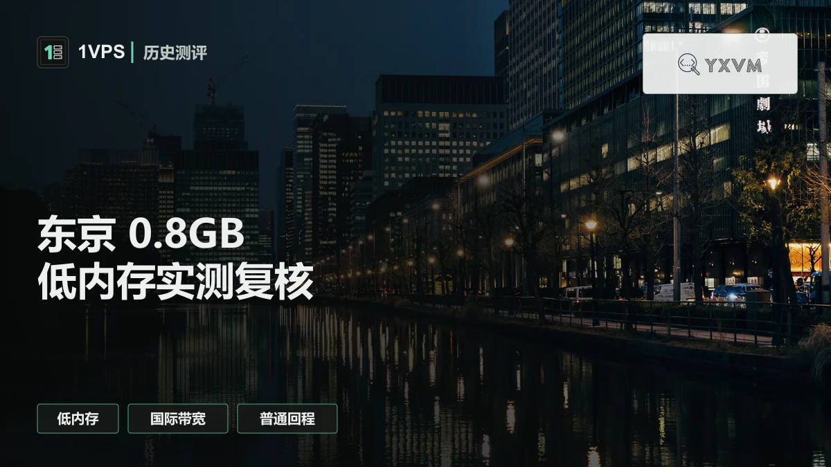  YXVM Tokyo Volume Beta - Basic $3/m 真实测评：月付3刀的日本机为啥不香了？
